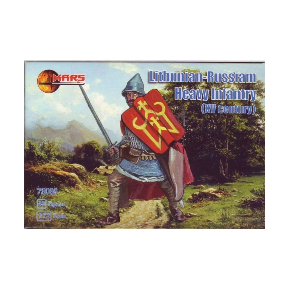 Lithunian-Russian heavy infantry, XV cent, 1/72 - Mars Figures MS72066