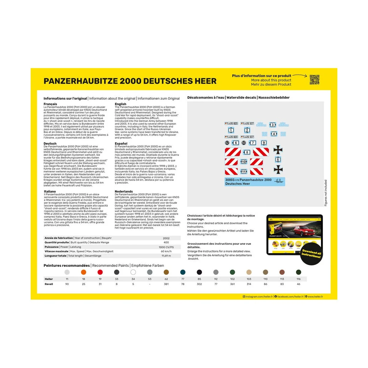 STARTER KIT Panzerhaubitze 2000 (PzH 2000) - Deutsches Heer, 1/72 -...