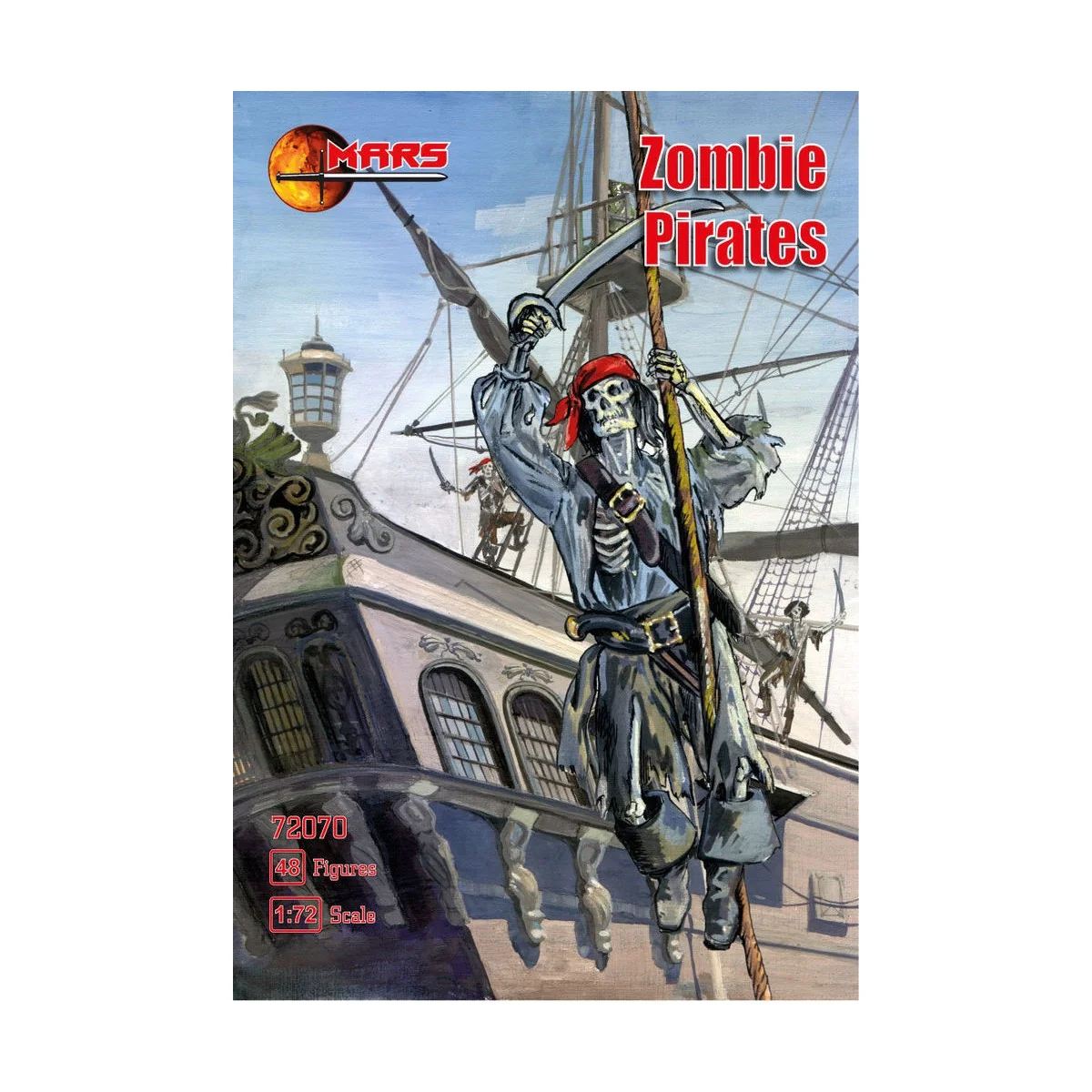 Zombie Pirates, 1/72 - Mars Figures MS72070