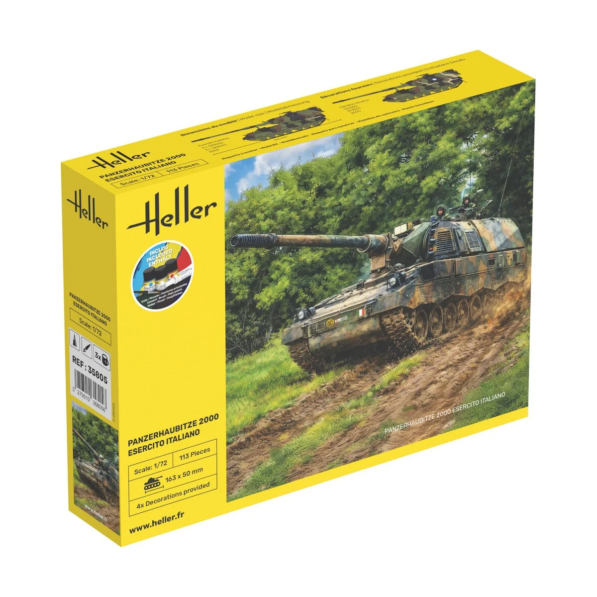 STARTER KIT Panzerhaubitze 2000 (PzH 2000) - Esercito Italiano, 1/7...