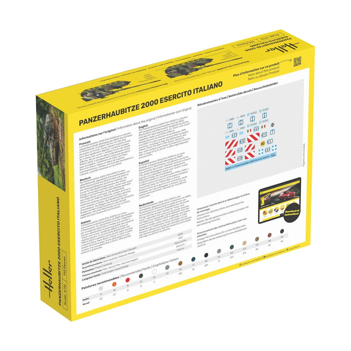 STARTER KIT Panzerhaubitze 2000 (PzH 2000) - Esercito Italiano, 1/7...