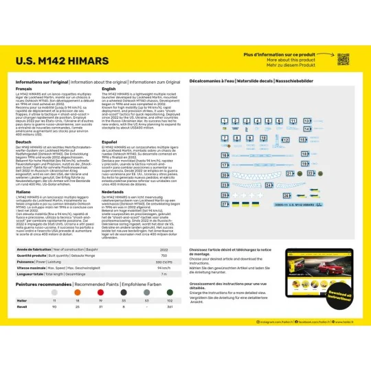 STARTER KIT U.S. M142 HIMARS (High Mobility Artillery Rocket System...