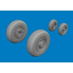 F-14D wheels for Tamiya, 1/72 - Eduard Accessories 672449