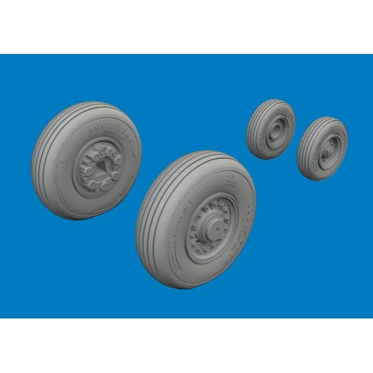 F-14D wheels for Tamiya, 1/72 - Eduard Accessories 672449