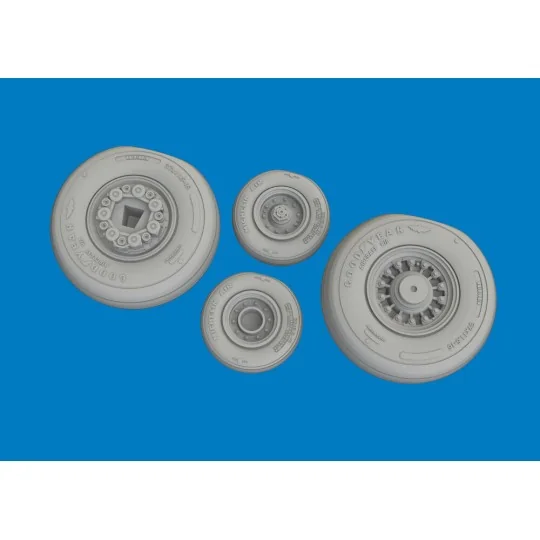 F-14D wheels for Tamiya, 1/72 - Eduard Accessories 672449