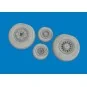 F-14D wheels for Tamiya, 1/72 - Eduard Accessories 672449