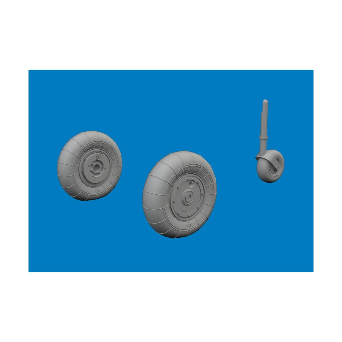 Bf 109K-4 wheels for Eduard, 1/72 - Eduard Accessories 672454