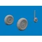 Bf 109K-4 wheels for Eduard, 1/72 - Eduard Accessories 672454