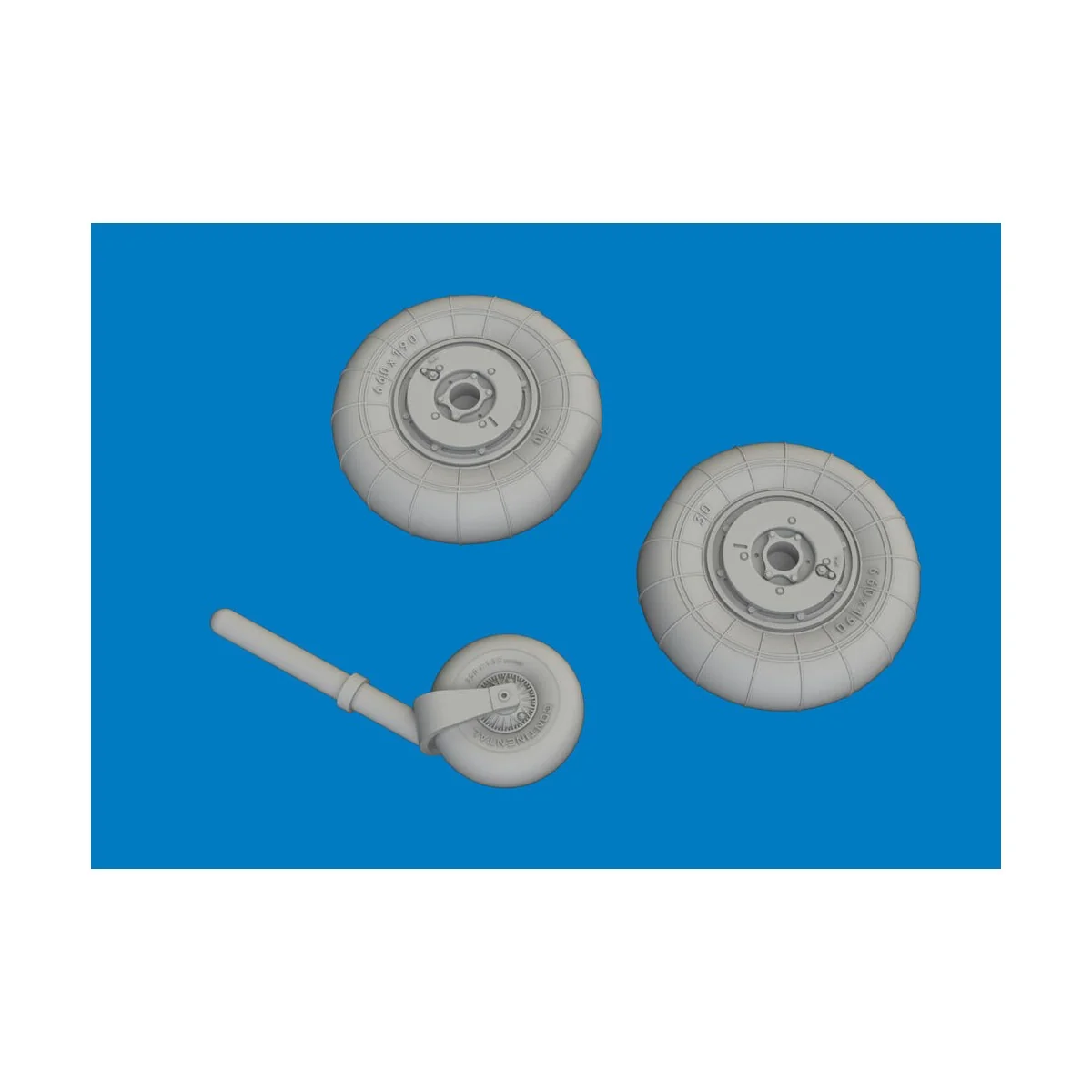 Bf 109K-4 wheels for Eduard, 1/72 - Eduard Accessories 672454
