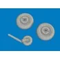 Bf 109K-4 wheels for Eduard, 1/72 - Eduard Accessories 672454