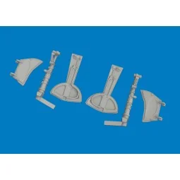 Bf 109K-4 undercarriage legs PRINT for Eduard, 1/72 - Eduard Access...