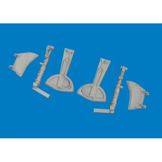 Bf 109K-4 undercarriage legs PRINT for Eduard, 1/72 - Eduard Access...