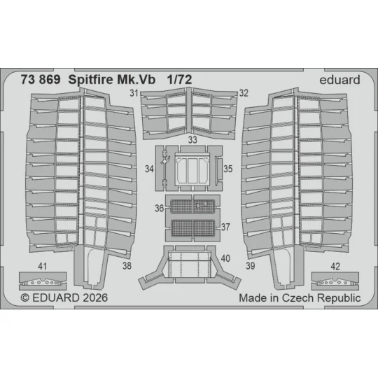 Spitfire Mk.Vb for IBG Models, 1/72 - Eduard Accessories 73869
