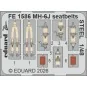 MH-6J seatbelts STEEL for ICM, 1/48 - Eduard Accessories FE1586