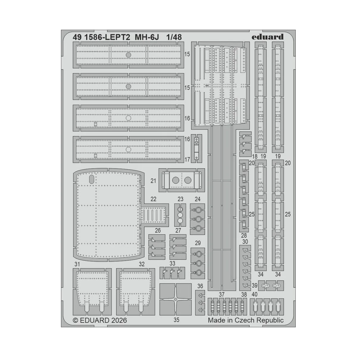 MH-6J for ICM, 1/48 - Eduard Accessories 491586