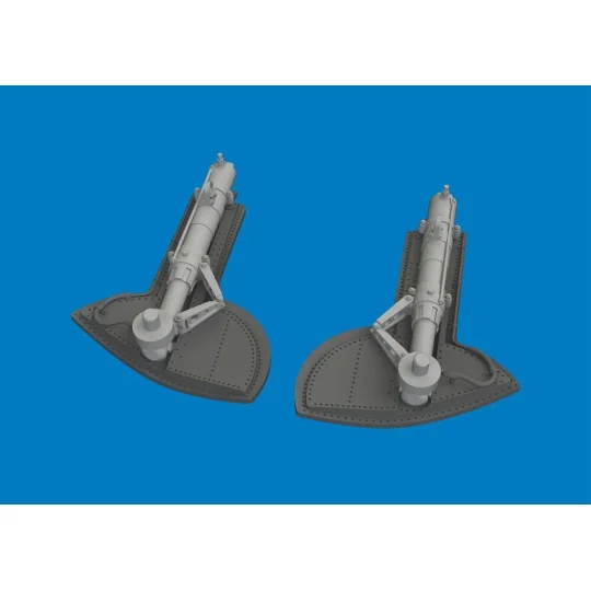 Spitfire Mk.IX/XVI undercarriage legs PRINT for Eduard, 1/48 - Edua...