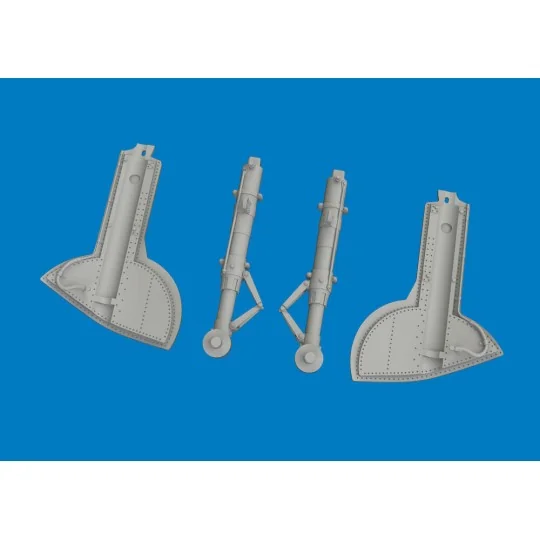 Spitfire Mk.IX/XVI undercarriage legs PRINT for Eduard, 1/48 - Edua...