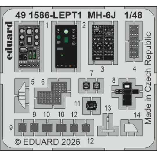MH-6J for ICM, 1/48 - Eduard Accessories 491586