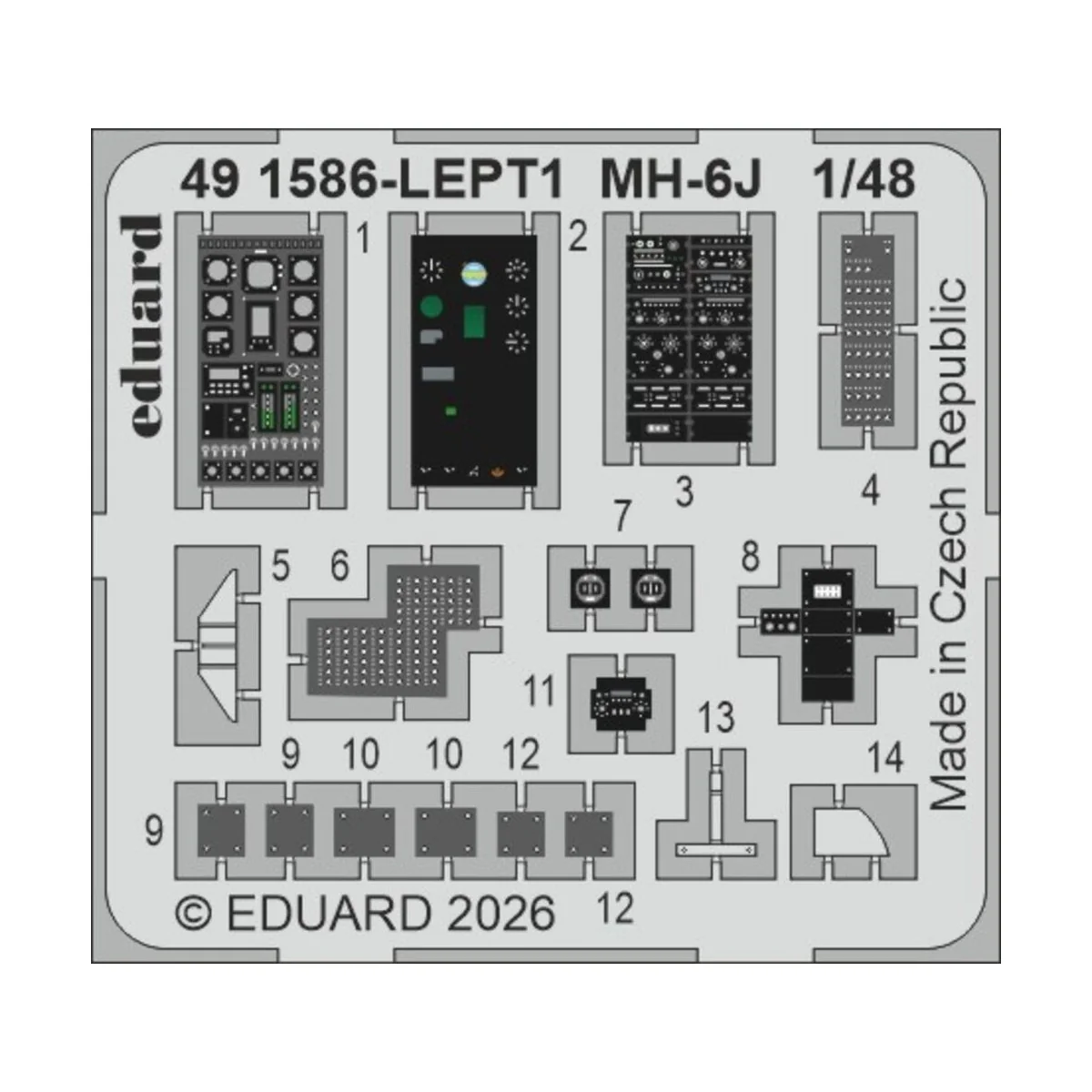 MH-6J for ICM, 1/48 - Eduard Accessories 491586