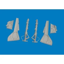 Fw 190A-3/A-4 undercarriage legs PRINT for Eduard, 1/48 - Eduard Ac...