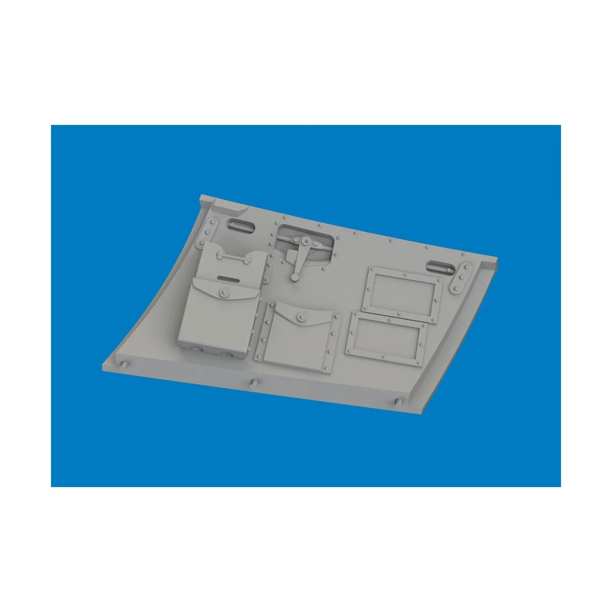 Hurricane Mk.I cockpit door PRINT for Arma Hobby, 1/48 - Eduard Acc...