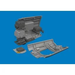 P-40K radio compartment PRINT for Eduard, 1/48 - Eduard Accessories...