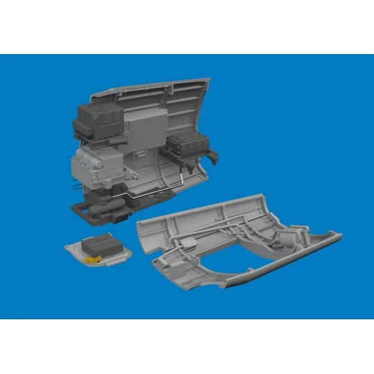 P-40K radio compartment PRINT for Eduard, 1/48 - Eduard Accessories...
