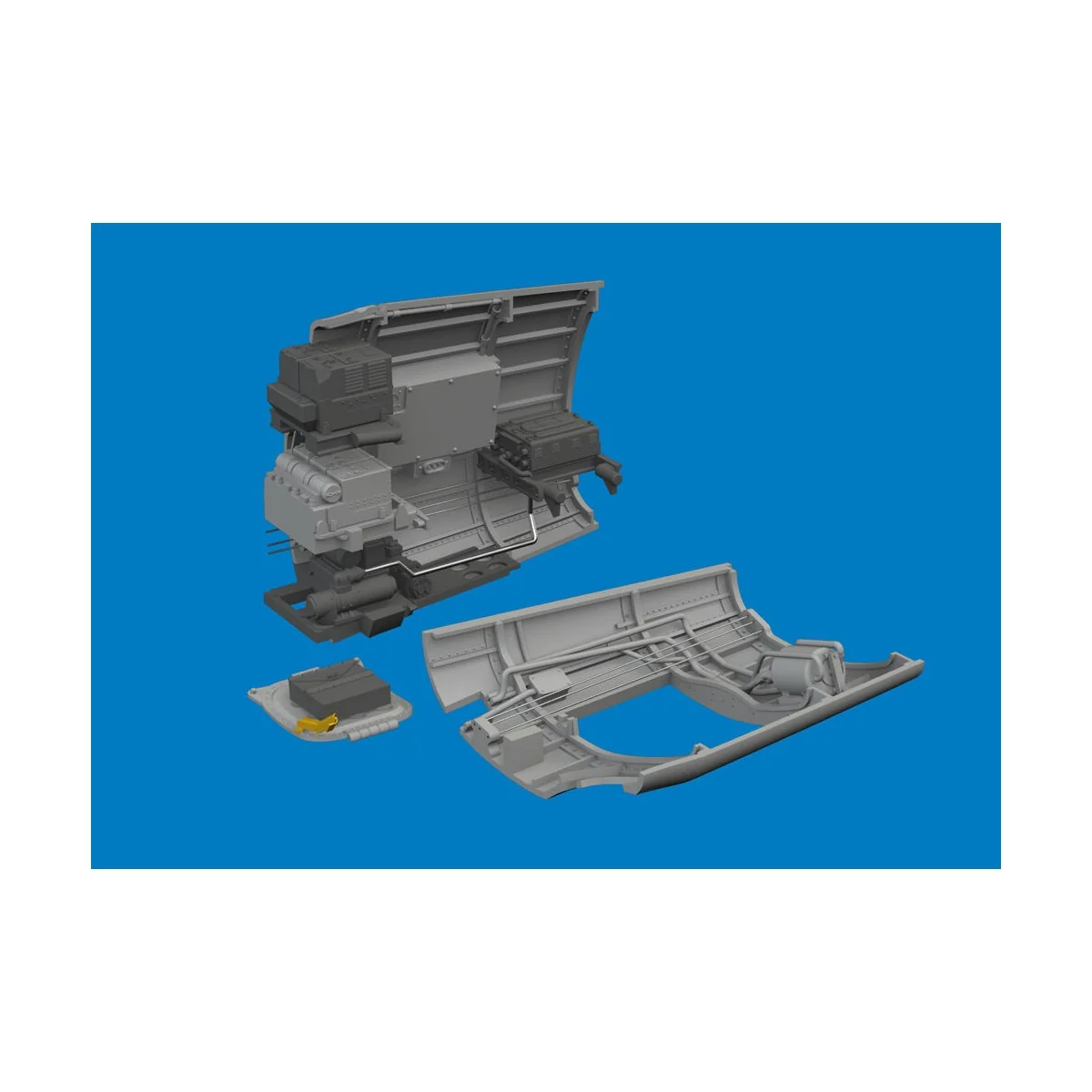 P-40K radio compartment PRINT for Eduard, 1/48 - Eduard Accessories...