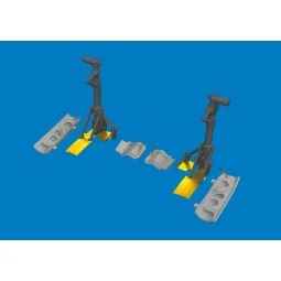 P-40K undercarriage legs PRINT for Eduard, 1/48 - Eduard Accessorie...