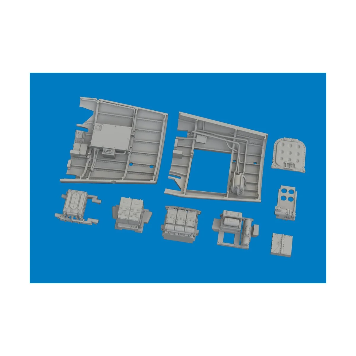 P-40K radio compartment PRINT for Eduard, 1/48 - Eduard Accessories...