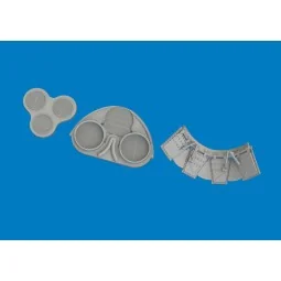 P-40K radiators upgrade set PRINT for Eduard, 1/48 - Eduard Accesso...