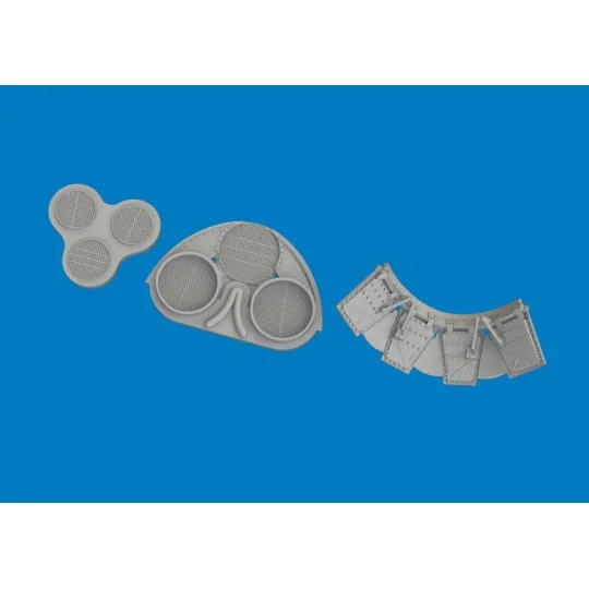 P-40K radiators upgrade set PRINT for Eduard, 1/48 - Eduard Accesso...