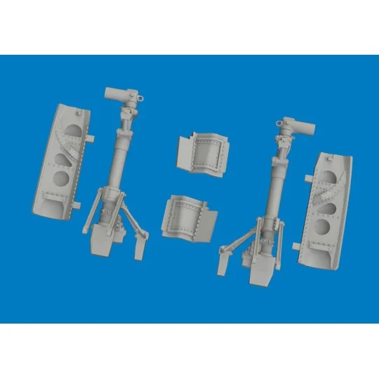 P-40K undercarriage legs PRINT for Eduard, 1/48 - Eduard Accessorie...