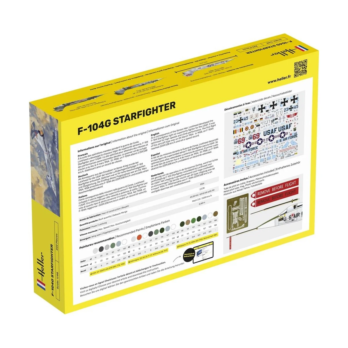 STARTER KIT F-104G Starfighter, 1/48 - Heller 35520