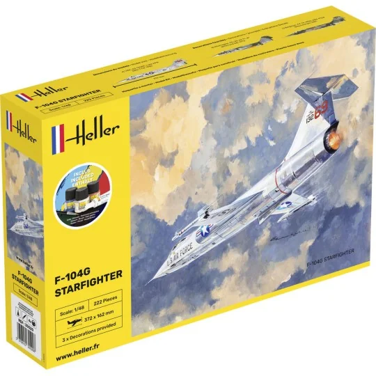 STARTER KIT F-104G Starfighter, 1/48 - Heller 35520