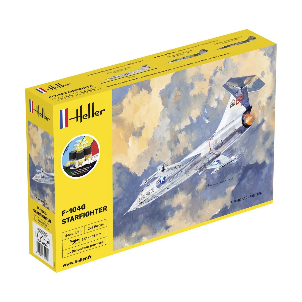 STARTER KIT F-104G Starfighter, 1/48 - Heller 35520