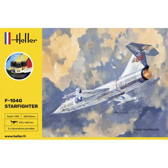STARTER KIT F-104G Starfighter, 1/48 - Heller 35520