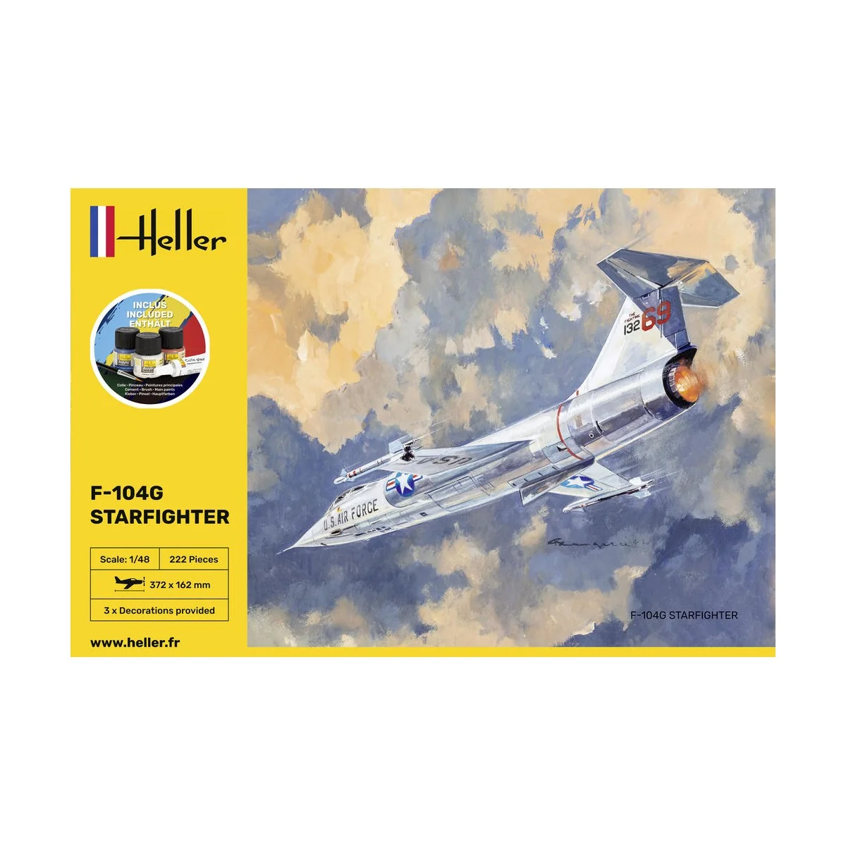 STARTER KIT F-104G Starfighter, 1/48 - Heller 35520