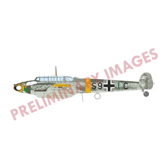 Bf 110F, 1/72 - Eduard Plastic Kits 7084