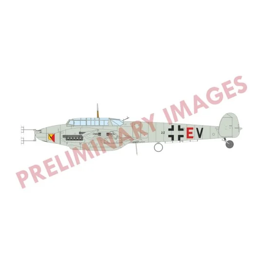 Bf 110F, 1/72 - Eduard Plastic Kits 7084