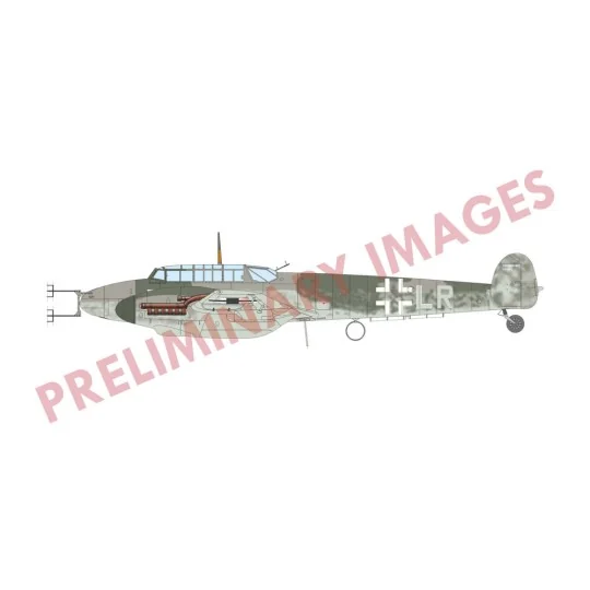 Bf 110F, 1/72 - Eduard Plastic Kits 7084