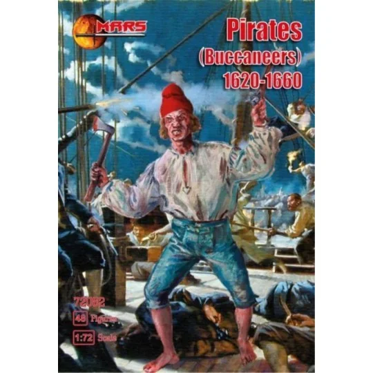 Pirates (Buccaneers) 1620-1660, 1/72 - Mars Figures MS72082