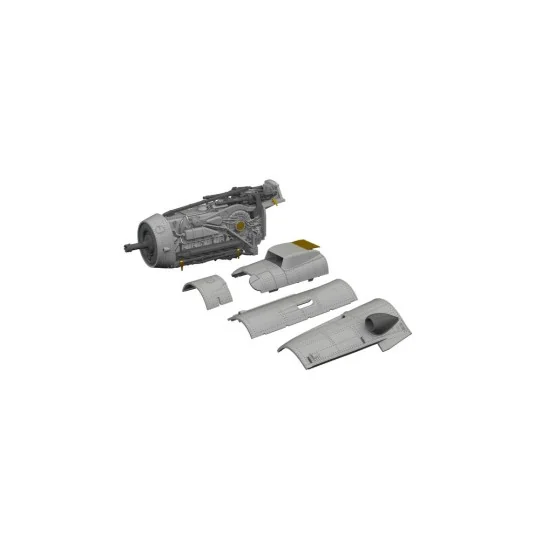 Bf 109K-4 engine PRINT 1/72 for Eduard, 1/72 - Eduard Accessories 6...