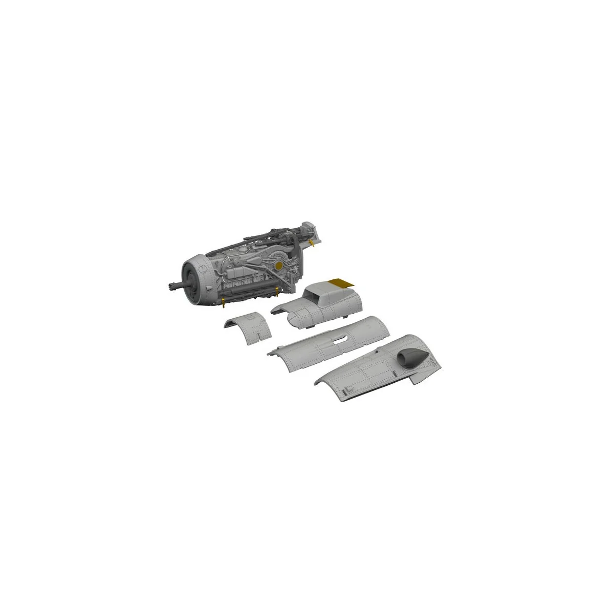 Bf 109K-4 engine PRINT 1/72 for Eduard, 1/72 - Eduard Accessories 6...