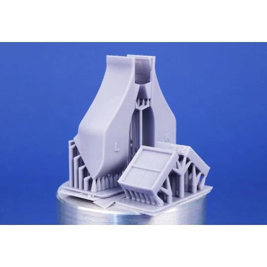 P-47D Intercooler Channel Correction Set for Miniart, 1/48 - CMK 12...