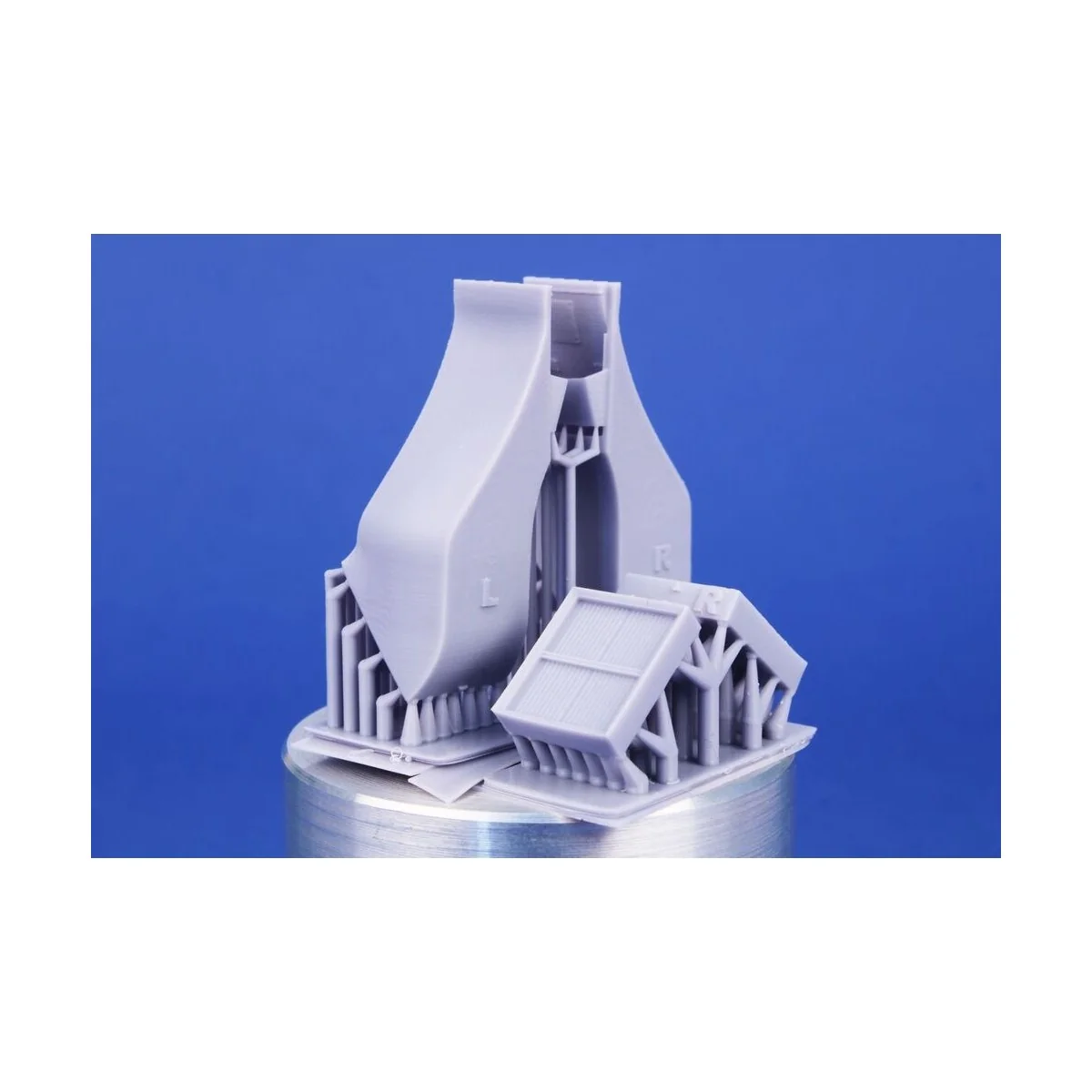 P-47D Intercooler Channel Correction Set for Miniart, 1/48 - CMK 12...