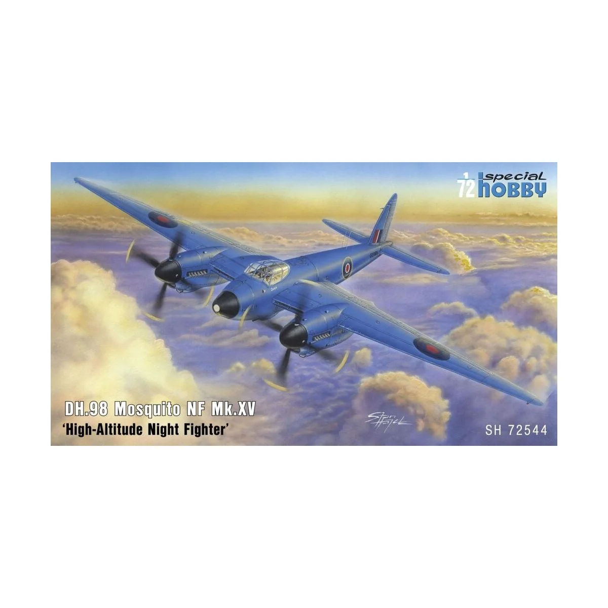 DH.98 Mosquito NF Mk.XV 'High-Altitude Night Fighter', 1/72 - Speci...