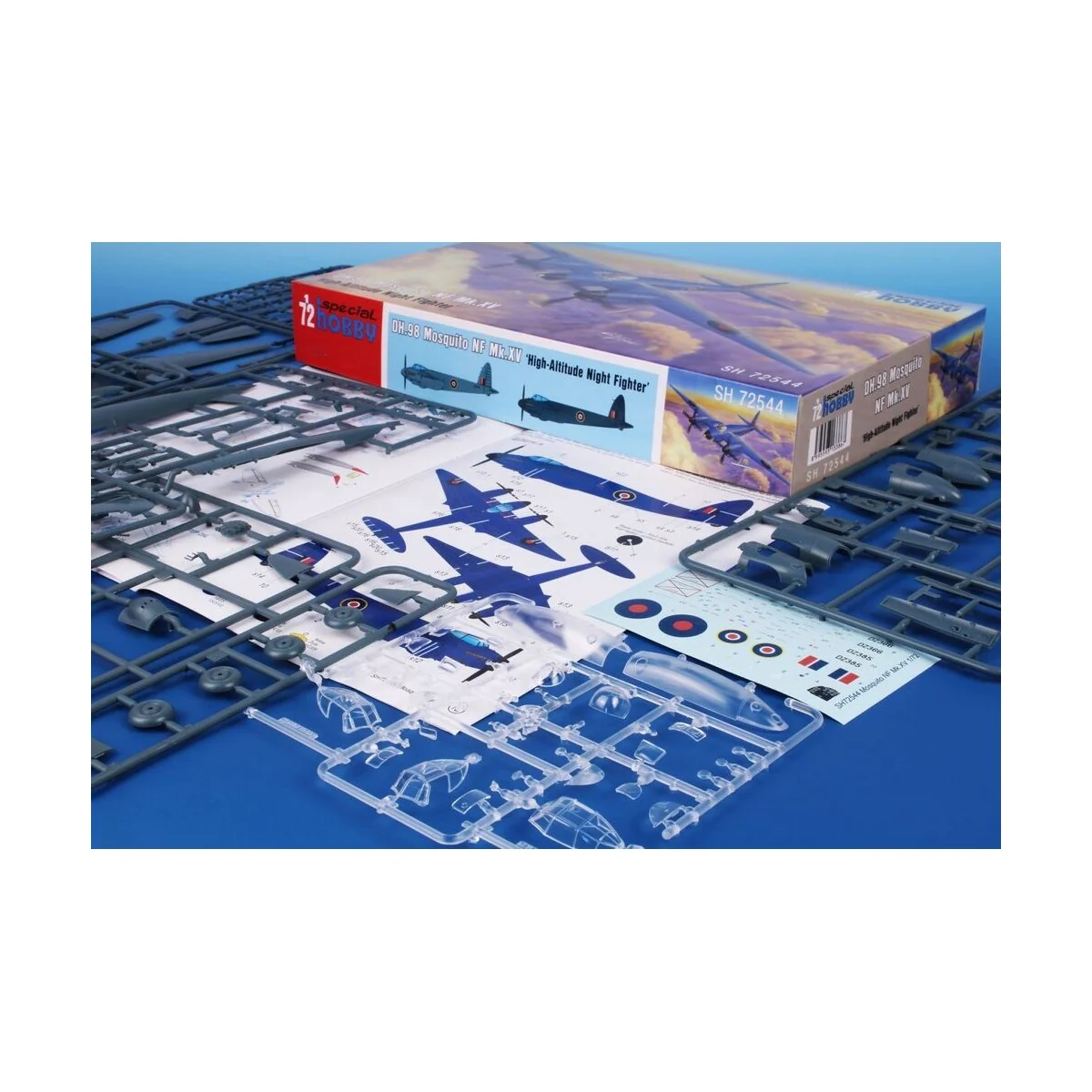 DH.98 Mosquito NF Mk.XV 'High-Altitude Night Fighter', 1/72 - Speci...