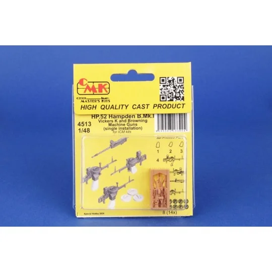 HP.52 Hampden B.Mk.I - Vickers K and Browning Machine Guns (single ...