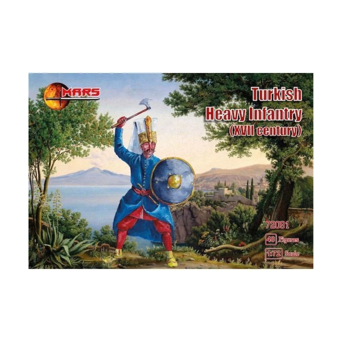 Turkish heavy infantry, XVII century - Mars Figures MS72091
